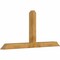Ekena Millwork Portland Rough Sawn Timber Gable Bracket, Western Red Cedar, 96"W x 44"H x 6"D x 6"F, 11/12 Pitch GBW096X44X0606POR00RWR - alternate 5